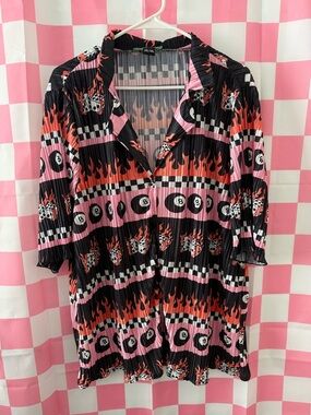 Burnt Toast / Emy Ave Sk8er Girl Plisse Top